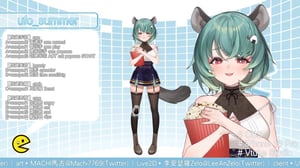 This is the Avatar Image for the Mochikomame - Normal Talk (VTuber) AI Voice and Text to Speech Generator